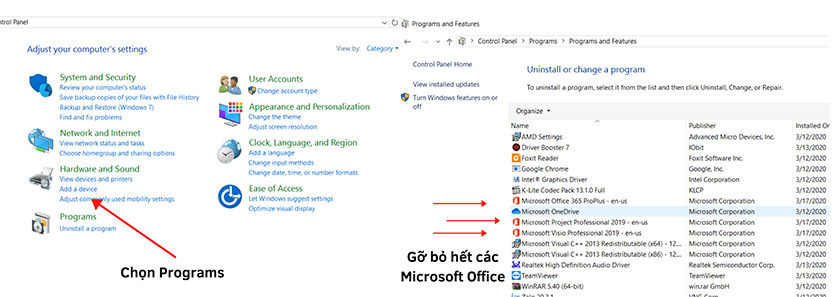 Cài đặt Microsoft Office 2020