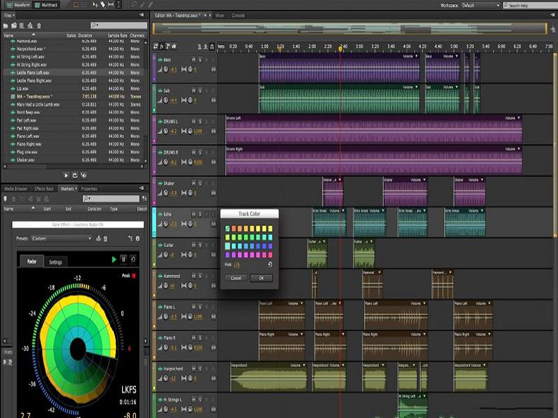 Các thao tác sử dụng trên Adobe Audition khá đơn giản, chỉ cần để ý kỹ ai cũng có thể làm