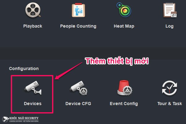 Cách thêm thiết bị Dahua mới vào phần mềm SmartPSS