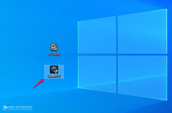 Khởi chạy chương trình Dahua Smart PSS trên máy tính