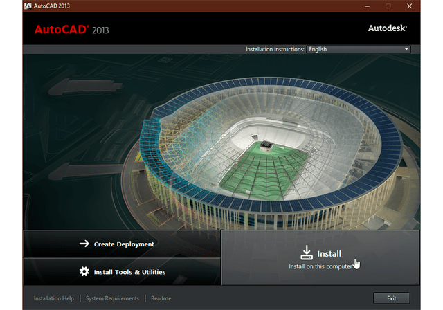 Cài đặt autocad 2013 1