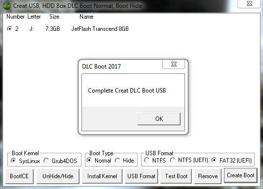 tạo usb boot dlc boot 4