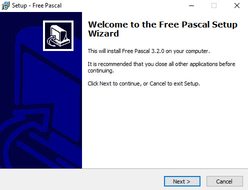 Cách cài đặt Free Pascal-bước 1
