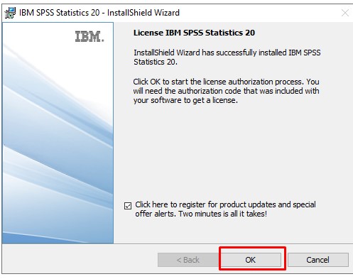 Cài đặt thành công SPSS