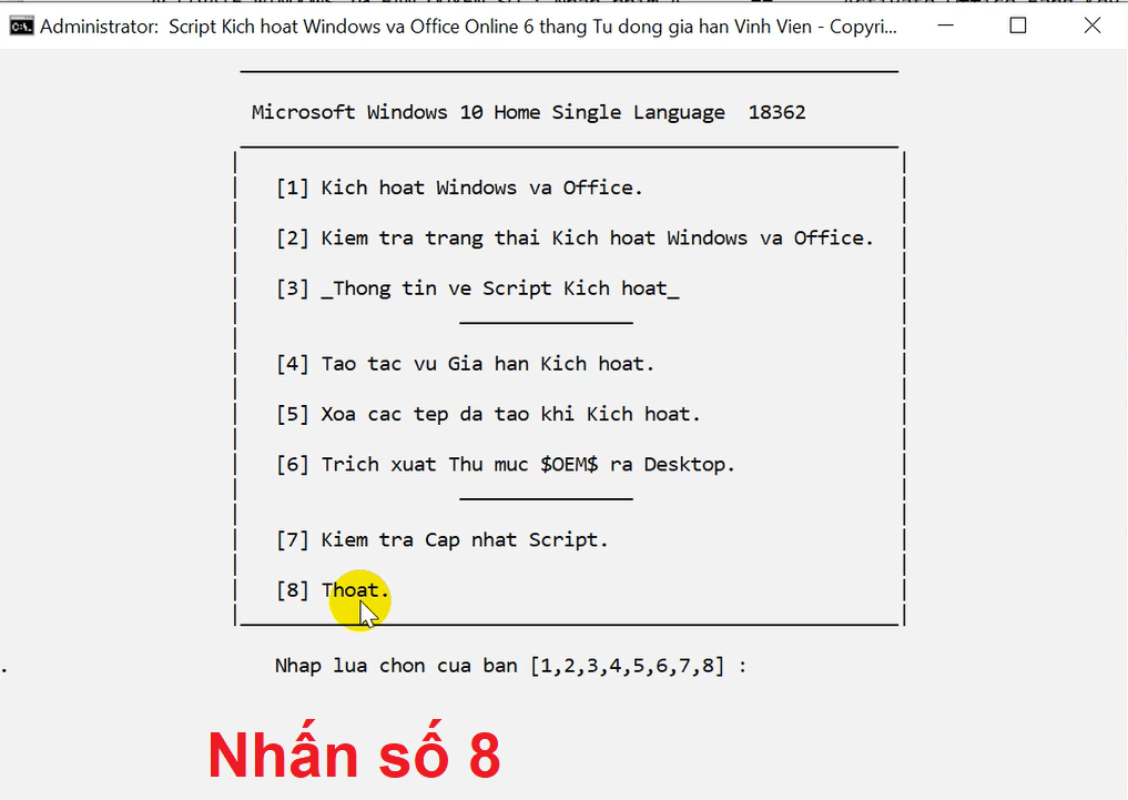 active office 2019 vĩnh viễn