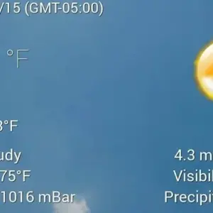 3D Flip Clock & Weather