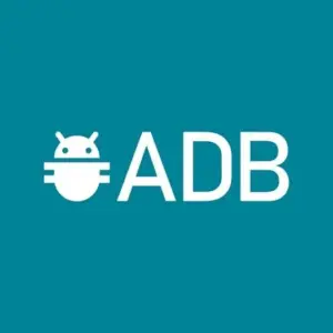 Mô tả ảnh: Giao diện ứng dụng ADB Shell với nền đen và chữ trắng.