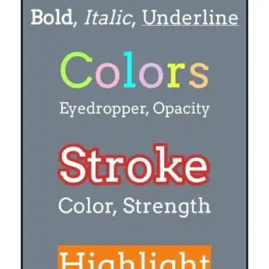 Mô tả ảnh: Giao diện ứng dụng Add Text với nhiều lựa chọn font chữ.