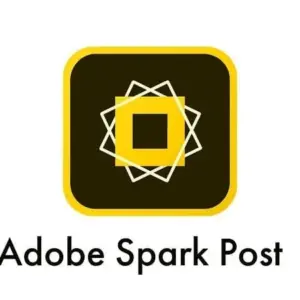 Mô tả ảnh: Giao diện chính của ứng dụng Adobe Express với các công cụ chỉnh sửa
