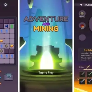 Adventure and Mining RPG