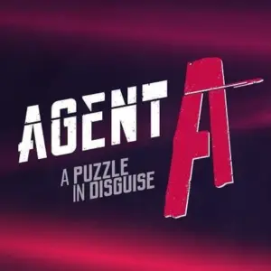 Mô tả ảnh: Hình ảnh giới thiệu game Agent A với nhân vật nữ phản diện Ruby La Rouge