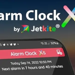 Alarm Clock Xs đang hoạt động