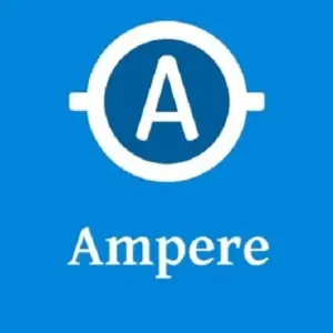Alt text: Giao diện ứng dụng Ampere hiển thị thông tin về pin và sạc