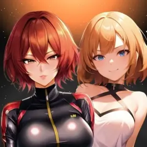 Mô tả ảnh: Giao diện ứng dụng Anime AI Girlfriend trên điện thoại