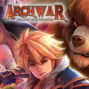 Mô tả ảnh: Hình ảnh giới thiệu game Archwar: Heroes And Demons với các nhân vật trong game.
