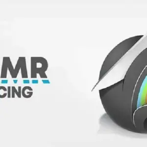 Mô tả hình ảnh: Hình ảnh giao diện game ASMR Slicing với một miếng dưa hấu đang được cắt