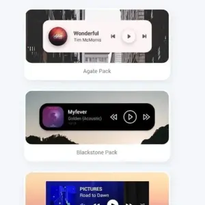 Audio Widget pack mod android free