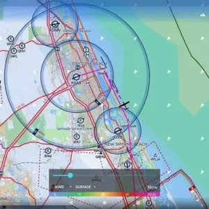 Mô tả ảnh: Giao diện ứng dụng Avia Maps trên điện thoại