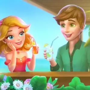 Mô tả hình ảnh: Hình ảnh giao diện game Baby Mansion với một căn biệt thự sang trọng.
