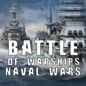 Mô tả hình ảnh: Hình ảnh game Battle of Warships với một chiến hạm đang khai hỏa.
