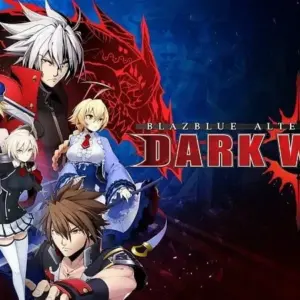 Mô tả hình ảnh: Banner quảng cáo game Blazblue Alternative Darkwar với hình ảnh nhân vật chính cùng hiệu ứng chiến đấu hoành tráng.