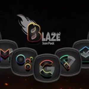Blaze Dark Icon Pack