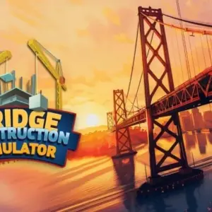 Hình ảnh mở đầu về game Bridge Construction Simulator