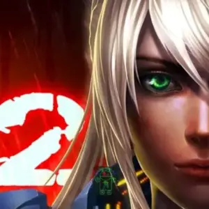 Mô tả ảnh: Hình ảnh nhân vật nữ chính trong game Broken Dawn II đang chiến đấu với quái vật.