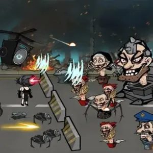 Mô tả ảnh: Giao diện game Camera Clash với các nhân vật và quái vật
