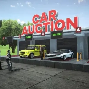 Mô tả hình ảnh: Giao diện game Car For Trade với hình ảnh một chiếc xe hơi sang trọng.