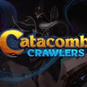 Mô tả hình ảnh: Hình ảnh giao diện game Catacomb Crawlers với nhân vật chính đang chiến đấu với quái vật.