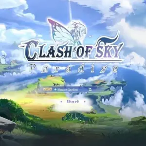 Mô tả hình ảnh: Hình ảnh giới thiệu game Clash of Sky với nhân vật nữ phong cách anime