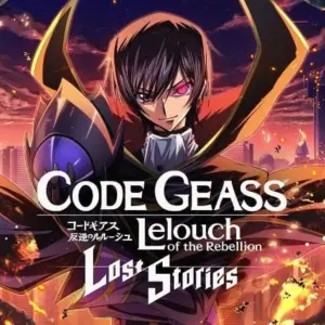 Mô tả ảnh: Hình ảnh giao diện game Code Geass với robot chiến đấu hùng mạnh.