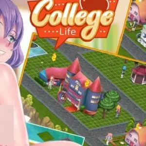 Mô tả hình ảnh: Hình ảnh minh họa game College Life với nhân vật nữ chính xinh đẹp