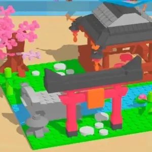 Mô tả hình ảnh: Giao diện game Construction Set với một tòa nhà đang được xây dựng