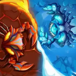 Mô tả ảnh về cua chiến đấu trong game Crab War
