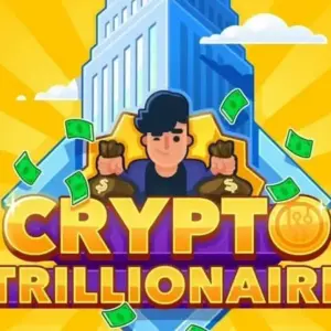 Mô tả hình ảnh về giao diện game Crypto Trillionaire với đồ họa bắt mắt