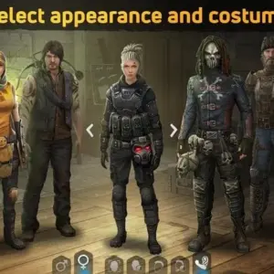Mô tả hình ảnh: Hình ảnh gameplay Dawn of Zombies với nhân vật đang chiến đấu với zombie.