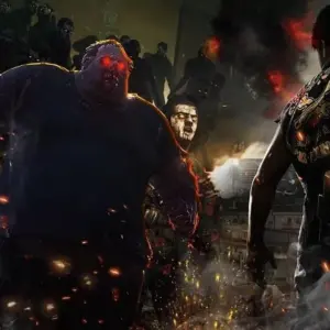 Mô tả ảnh: Hình ảnh giới thiệu game Dead Zombie Trigger 3 với cảnh nhân vật chính đang ngắm bắn zombie.