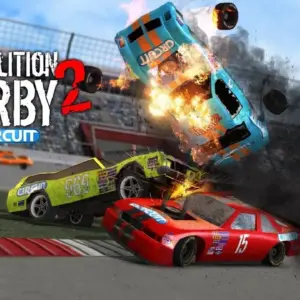 Mô tả hình ảnh về game Demolition Derby 2