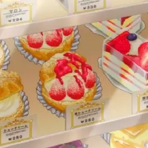 Mô tả hình ảnh: Hình ảnh giao diện game Dessert Shop ROSE Bakery với hình ảnh các loại bánh ngọt hấp dẫn.