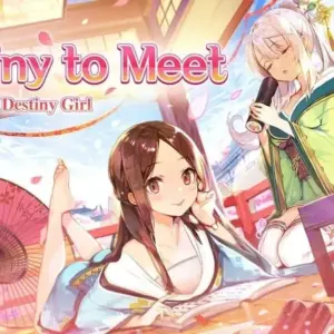 Mô tả hình ảnh: Banner quảng cáo game Destiny Girl với hình ảnh các nhân vật nữ xinh đẹp trong game.