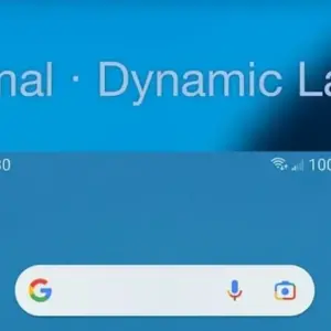 Mô tả hình ảnh: Giao diện DNA Launcher với hình nền khoa học viễn tưởng