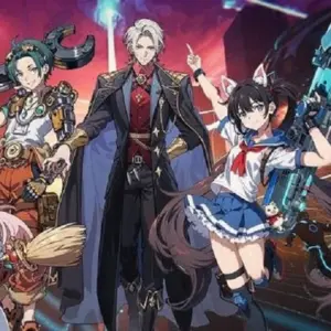 Mô tả hình ảnh: Hình ảnh giao diện game Doomsday Vanguard với nhân vật chính đang chiến đấu với quái vật.