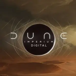 Mô tả ảnh: Giao diện game Dune với hình ảnh sa mạc và các đơn vị quân