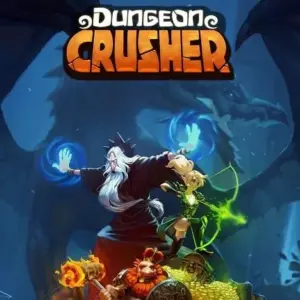 Mô tả hình ảnh: Giao diện chiến đấu trong game Dungeon Crusher với hiệu ứng kỹ năng đẹp mắt.