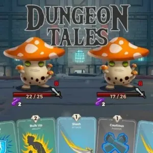 Mô tả hình ảnh về giao diện game Dungeon Tales