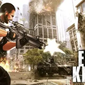 mô tả hình ảnh: Hình ảnh gameplay của Elite Killer: SWAT với nhân vật chính đang ngắm bắn kẻ thù