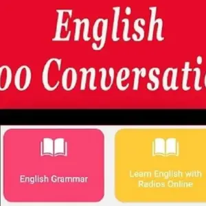 Mô tả ảnh: Giao diện ứng dụng English 1500 Conversation trên điện thoại