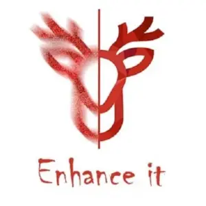 Mô tả ảnh: Giao diện ứng dụng Enhance it với các tùy chọn chỉnh sửa ảnh.